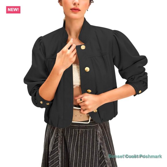 Faux Suede Bomber Jacket Oversized Button Down Casual Coat
